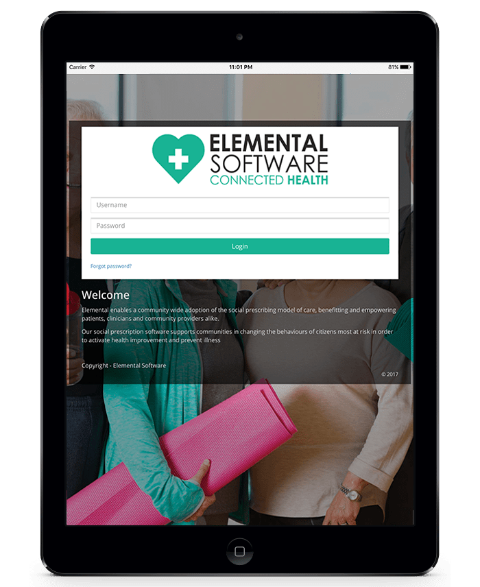 Elemental Software social prescribing
