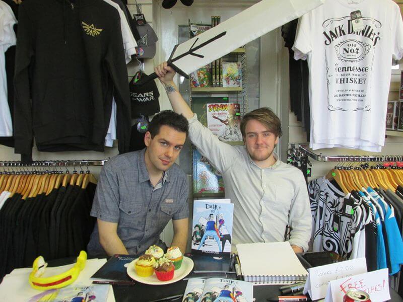 NN comics Creative Team, Niall Cavanagh(Left) and Nathan Donnell (Right)
