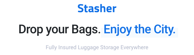 Stasher - drop your Bags