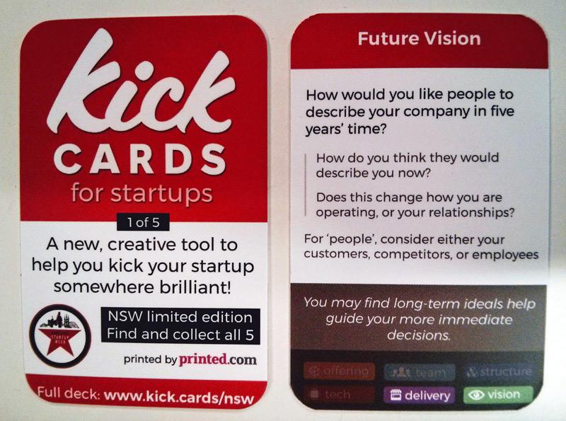 kick cards for startups