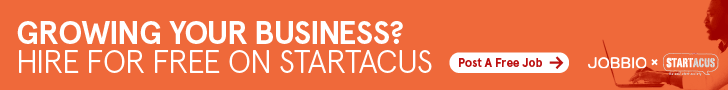 Work in Startups - advertise via Startacus