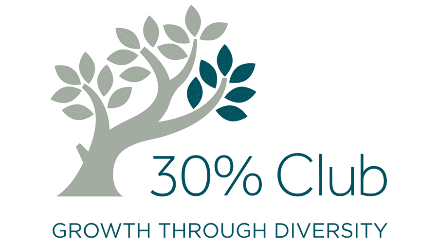 30 per cent club logo