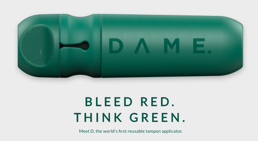 D, the world's first reusable tampon applicator