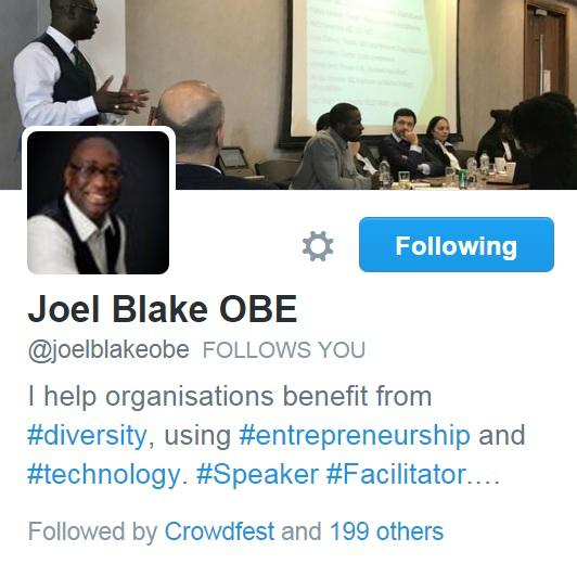 Joel Blake OBE 