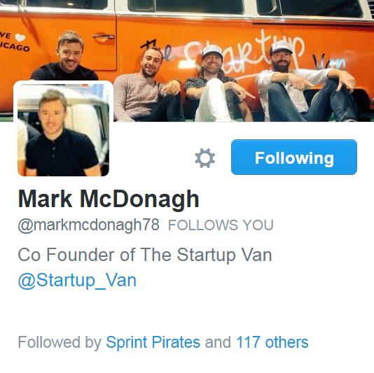Mark McDonagh - Startup Van