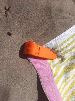 beach towel clip