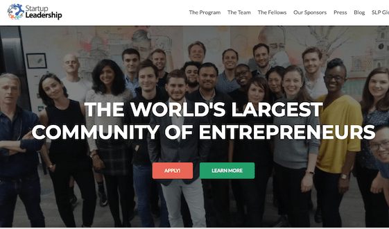 Startup Leadership Program 2019